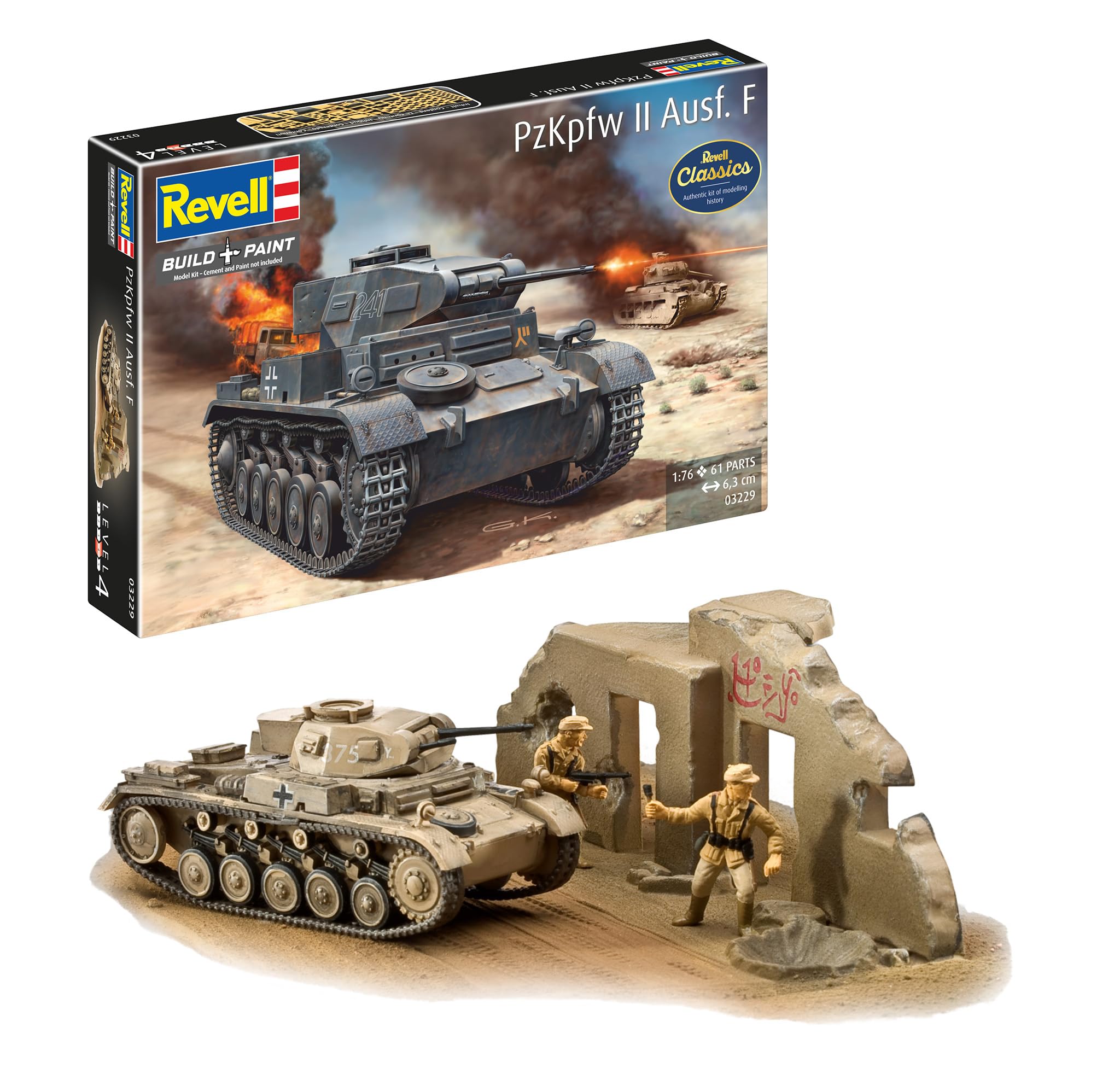 Amazon | ドイツレベル(Revell) 1/76 II号戦車 F型 03229 プラモデル